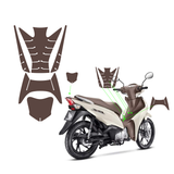 ADESIVO PROTETOR DA BIZ 2018 À 2024 - BEGE LISO FOSCO - PA