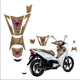 ADESIVO PROTETOR DA BIZ 2025 - BORB. BEGE ESCURO FOSCO - PA