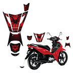 ADESIVO PROTETOR DA BIZ 2025 - BORB. VERMELHA FOSCO - PA