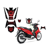 ADESIVO PROT. DA BIZ 2018 À 2024 - BORB. VERMELHA FOSCO - PA