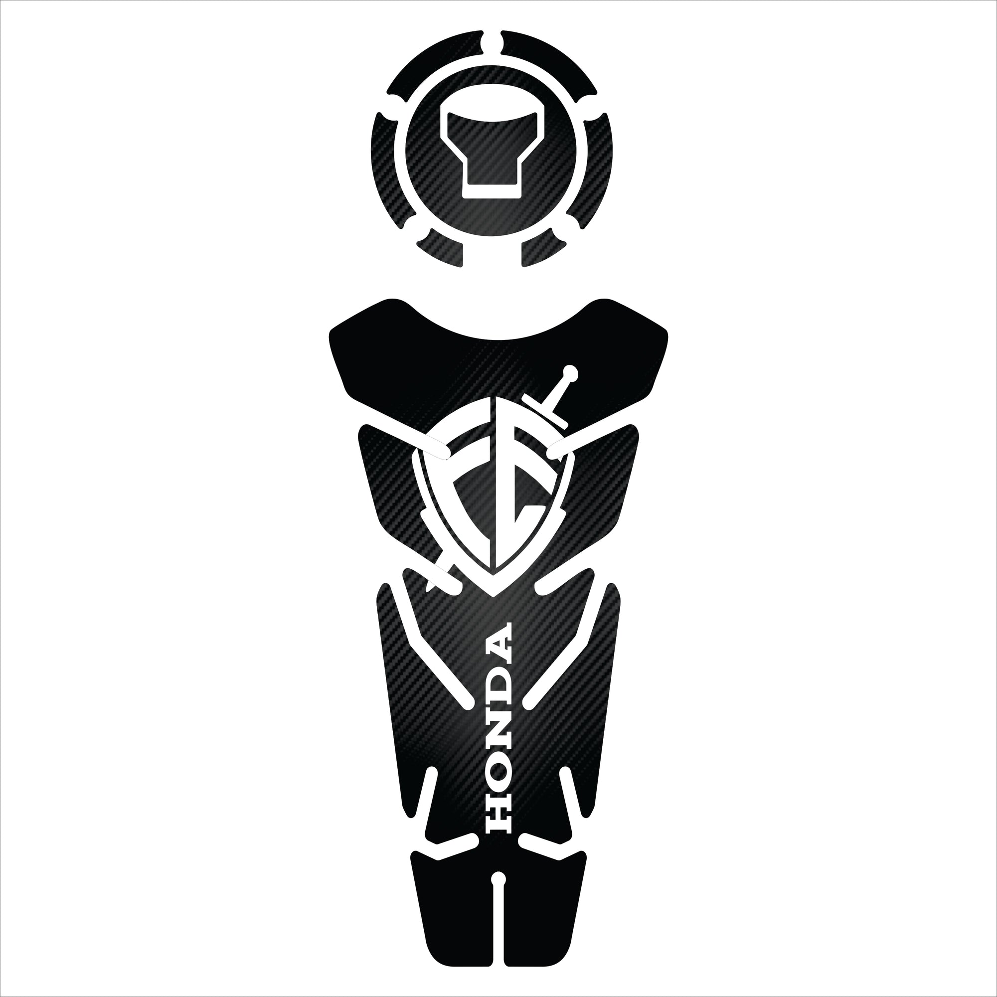 ADESIVO PROTETOR DE TANQUE 160 - HONDA ESCUDO FÉ - (LEIAM A DESCRIÇÃO)