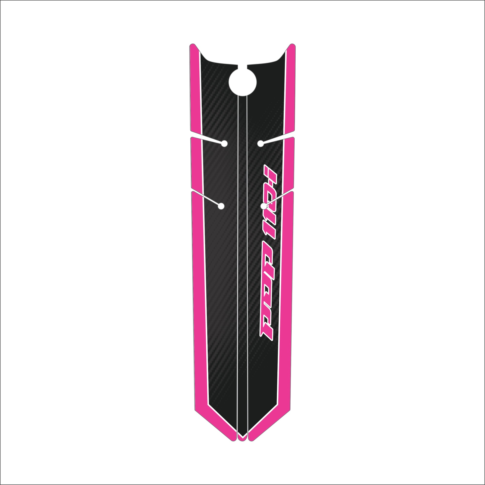 ADESIVO GRAVATA DA POP 110i ROSA & PRETO - 2024 (LEIAM A DESCRIÇÃO)