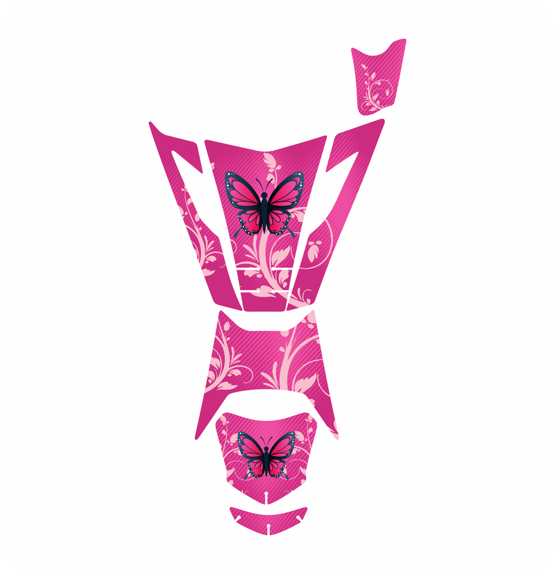 ADESIVO PROTETOR DA BIZ BORBOLETA ROSA - 2025 (LEIAM A DESCRIÇÃO)