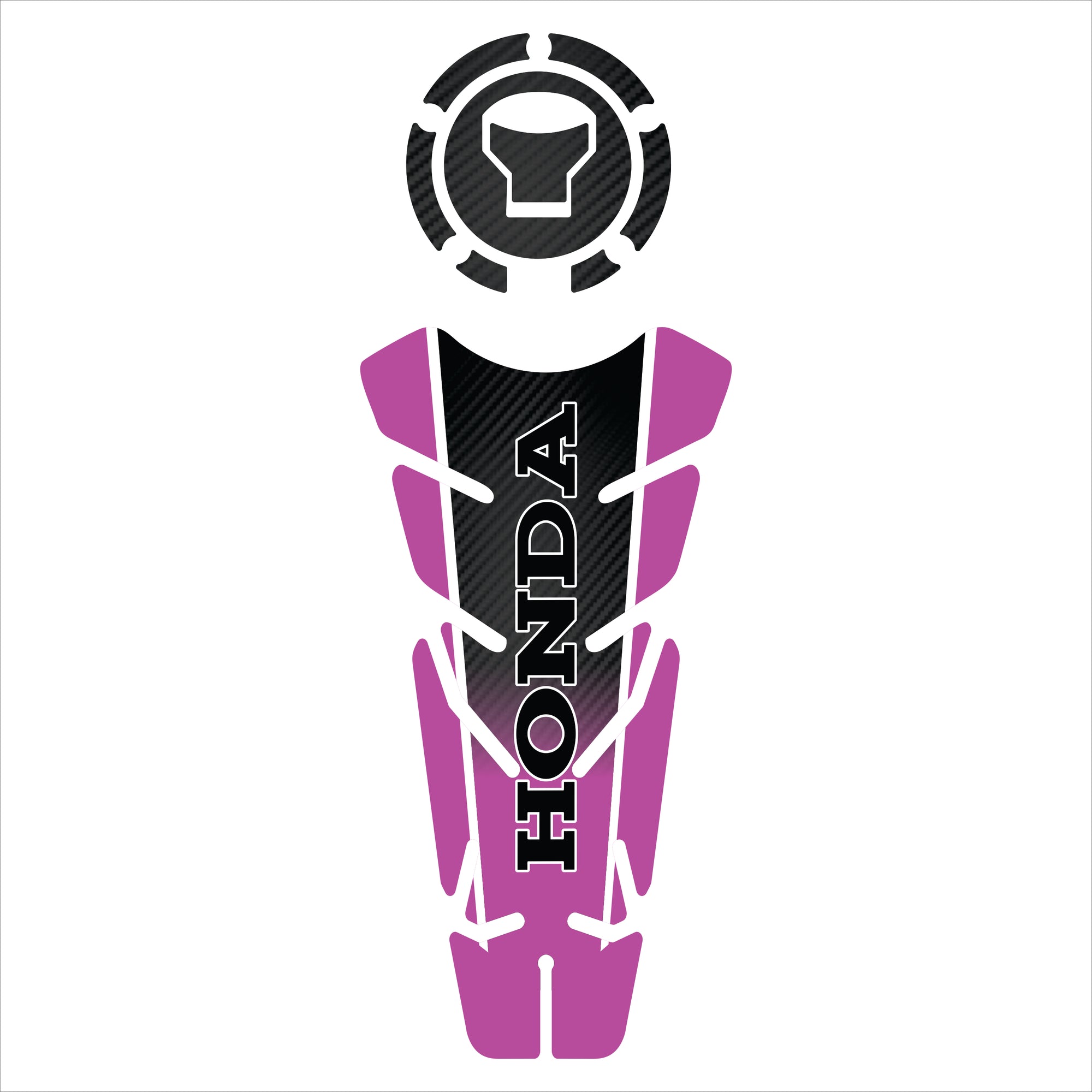ADESIVO PROTETOR DE TANQUE 160 - HONDA PRETO ROSA - (LEIAM A DESCRIÇÃO)