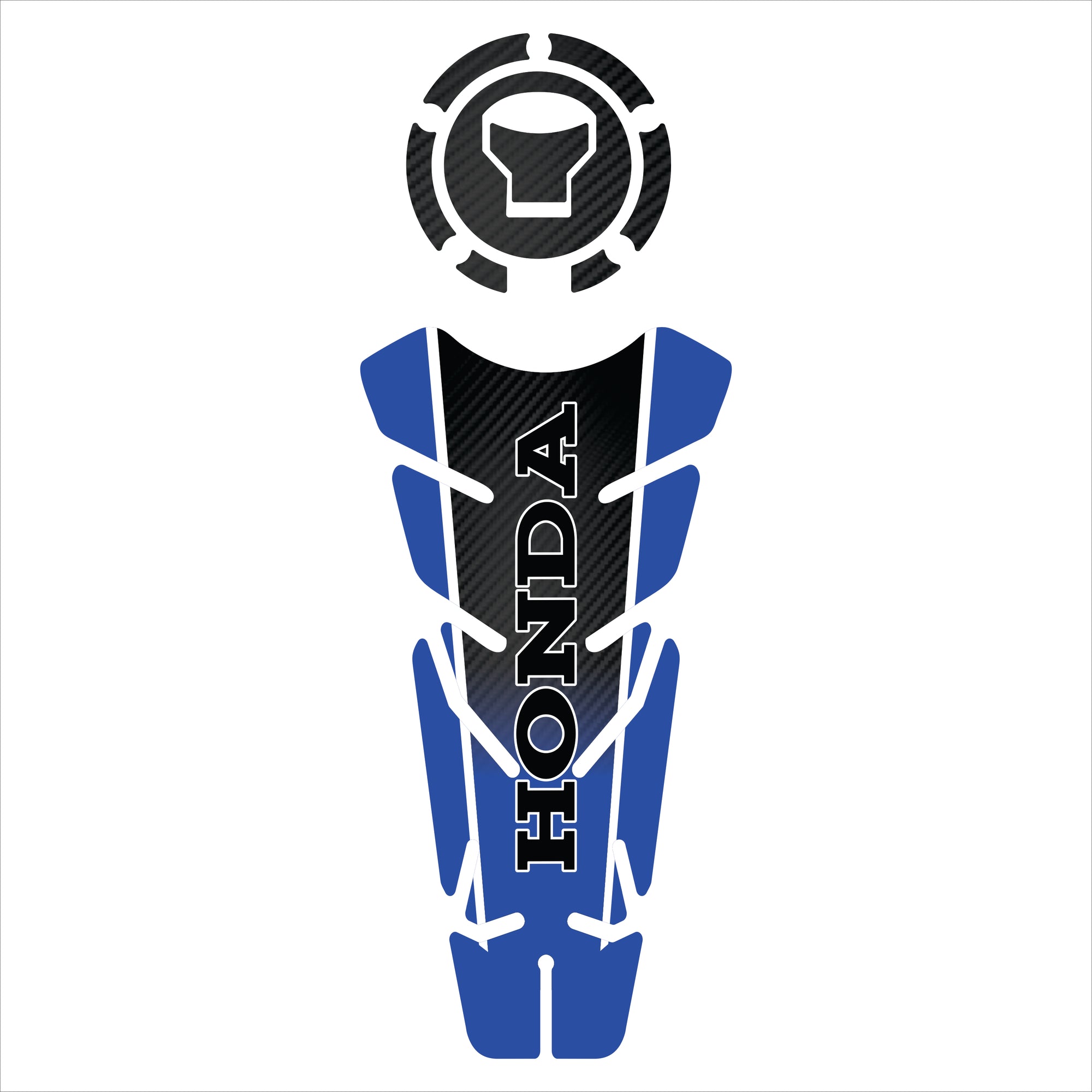 ADESIVO PROTETOR DE TANQUE 160 - HONDA PRETO AZUL - (LEIAM A DESCRIÇÃO)