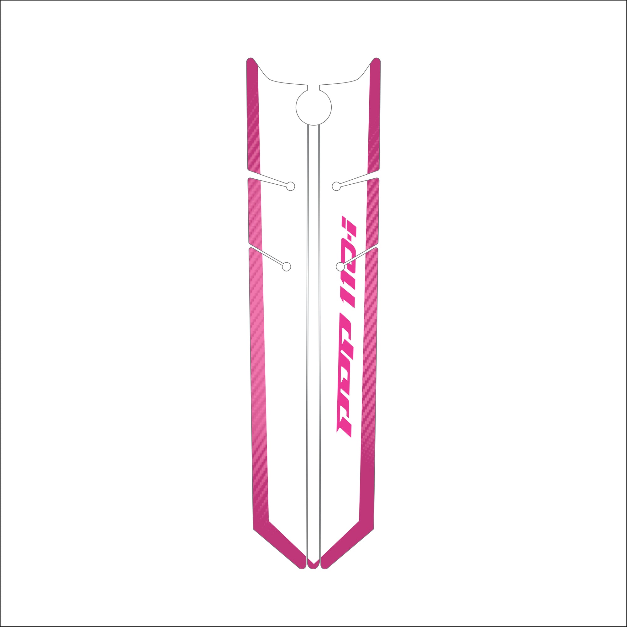 ADESIVO GRAVATA DA POP 110i ROSA & BRANCO - 2024 (LEIAM A DESCRIÇÃO)