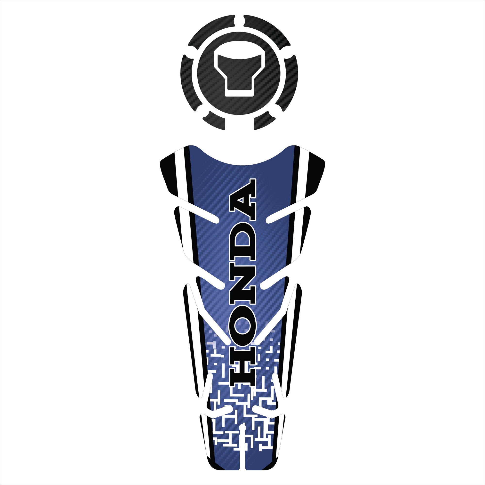 ADESIVO PROTETOR DE TANQUE 160 - HONDA AZUL- (LEIAM A DESCRIÇÃO)