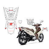 ADESIVO PROTETOR DA BIZ 2018 À 2024 - CASAL FOSCO - PA