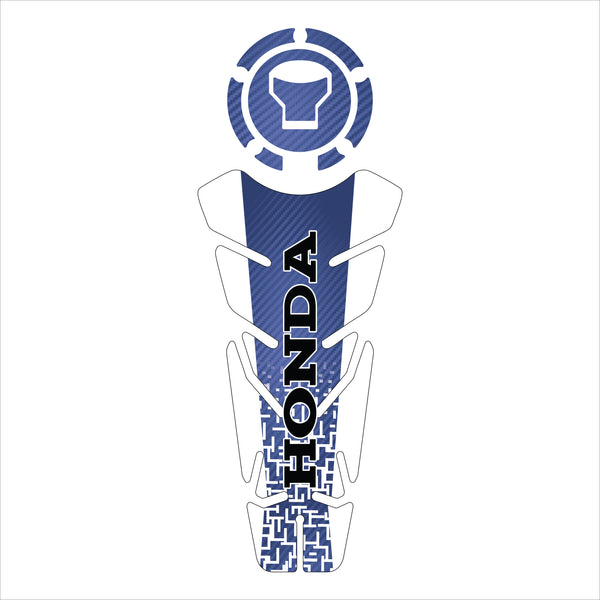 ADESIVO PROTETOR DE TANQUE 160 - HONDA BRANCO AZUL - (LEIAM A DESCRIÇÃO)