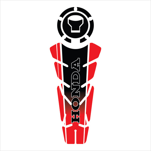 ADESIVO PROTETOR DE TANQUE 160 - HONDA VERMELHO PRETO - (LEIAM A DESCRIÇÃO)