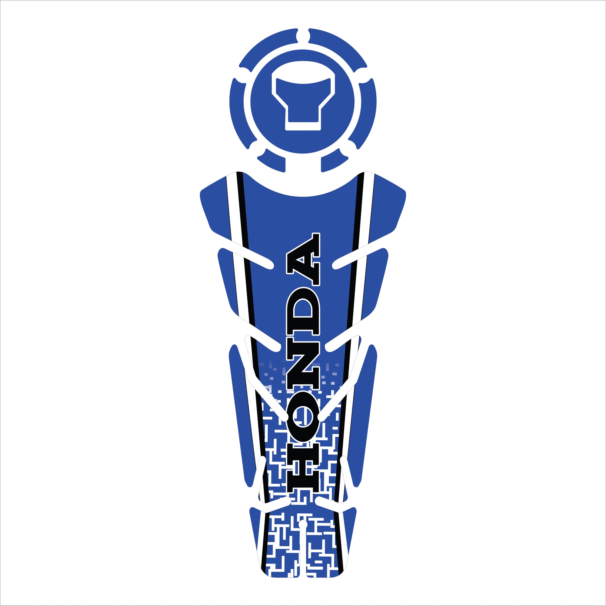 ADESIVO PROTETOR DE TANQUE 160 - AZUL HONDA - (LEIAM A DESCRIÇÃO)