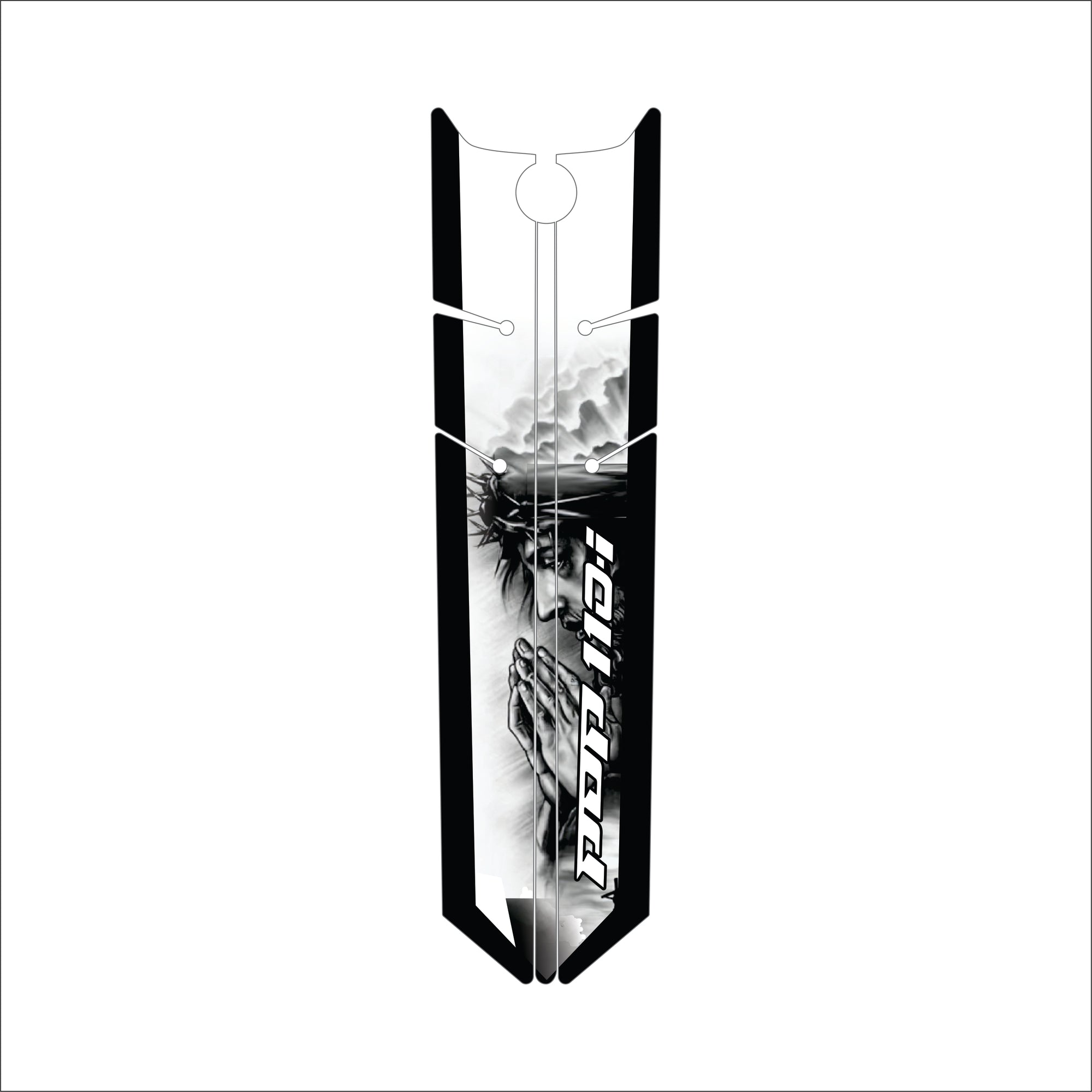 ADESIVO GRAVATA DA POP 110i CRISTO - 2024 (LEIAM A DESCRIÇÃO)