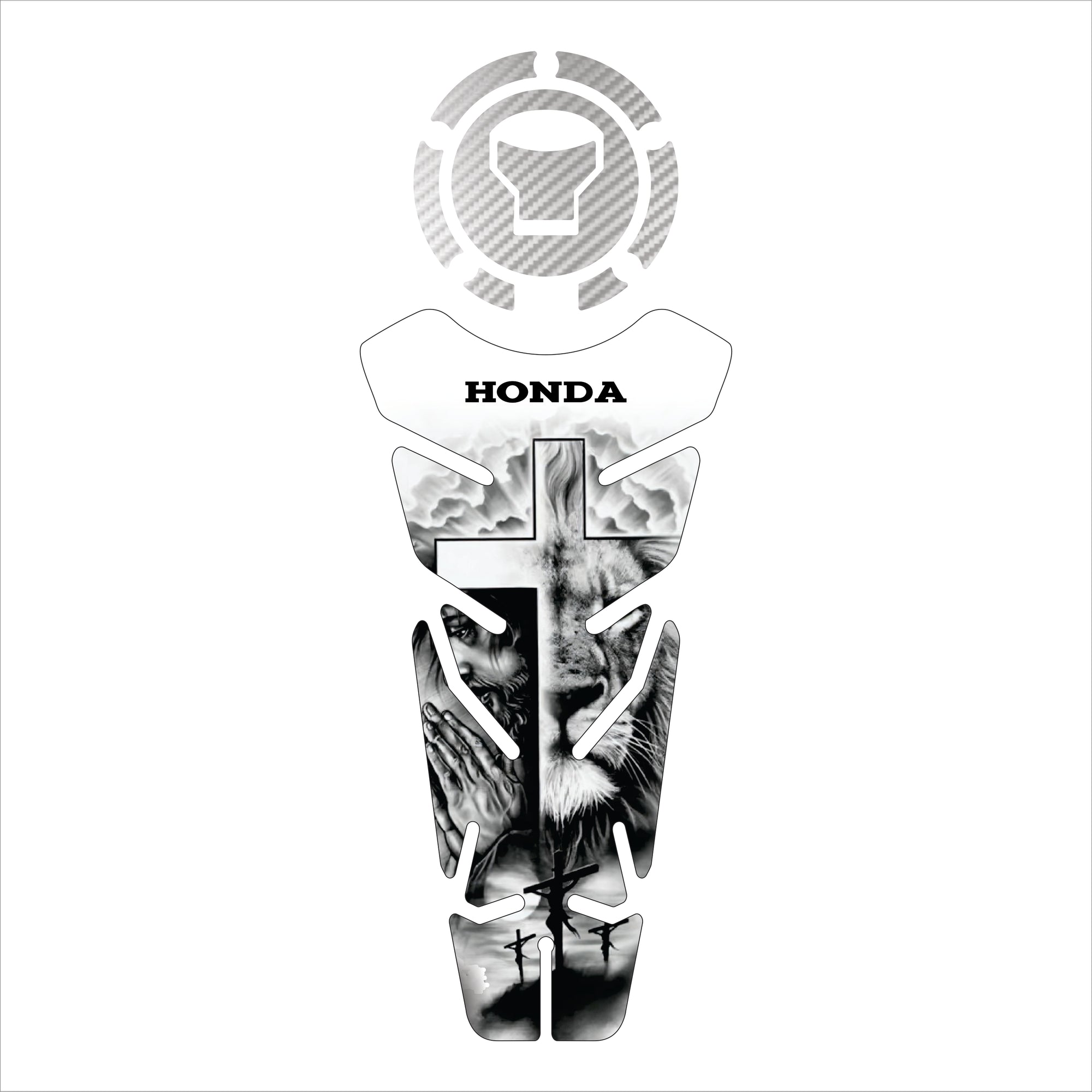 ADESIVO PROTETOR DE TANQUE 160 - HONDA LEÃO BRANCO - (LEIAM A DESCRIÇÃO)