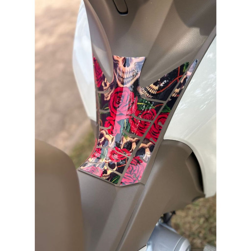 ADESIVO PROTETOR DA BIZ COMPLETO ROSA CAVEIRA - 2018 A 2024 (LEIAM A DESCRIÇÃO)