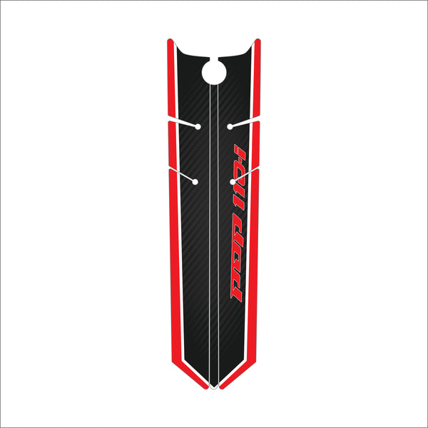 ADESIVO GRAVATA DA POP 110i VERMELHO & PRETO - 2024 (LEIAM A DESCRIÇÃO)