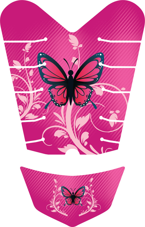 ADESIVO PROTETOR DA SHINERAY JET 125 BORBOLETA ROSA PINK - 2024 (LEIAM A DESCRIÇÃO)