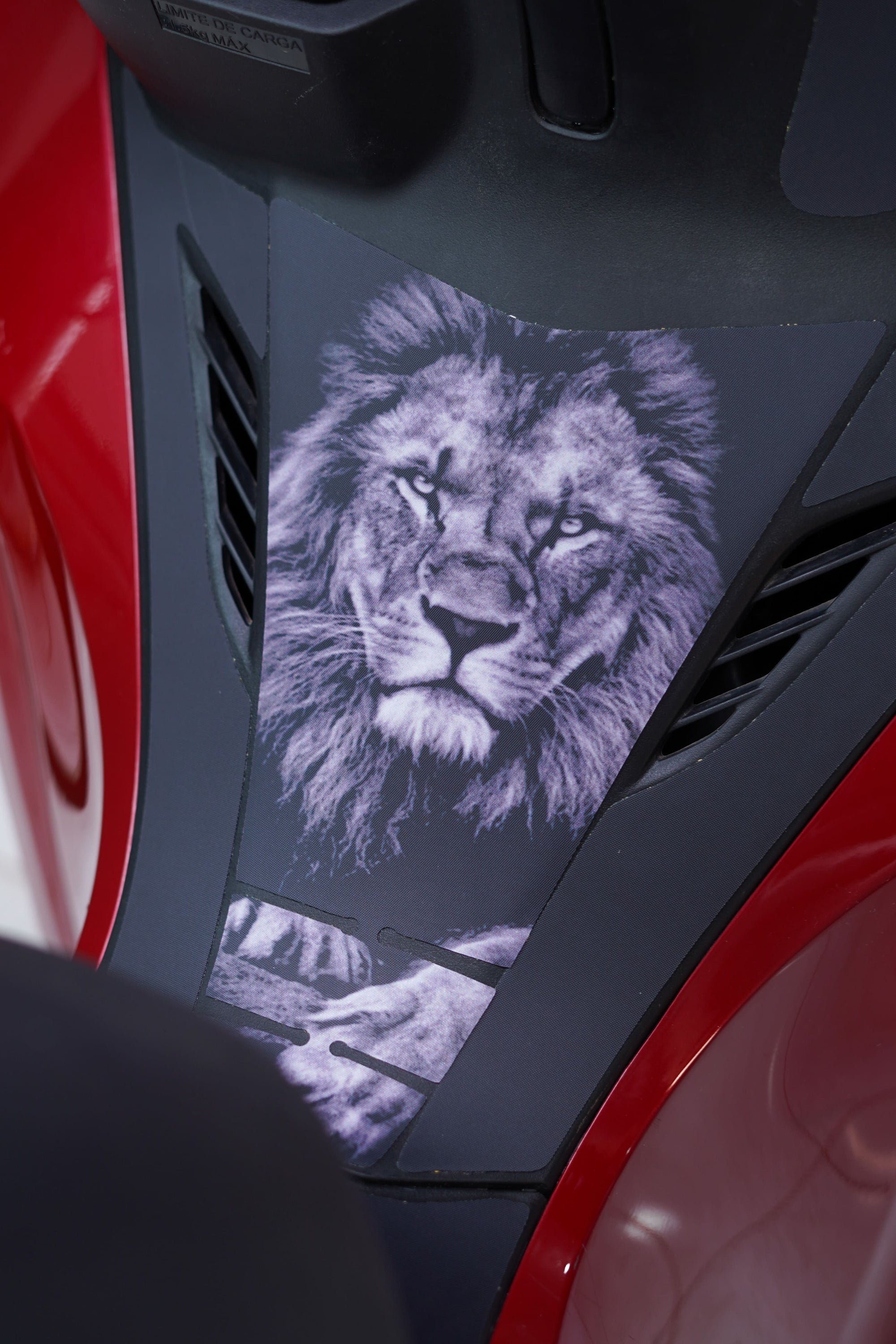 ADESIVO PROTETOR DA BIZ 2025 - LEÃO FÉ FOSCO - PA