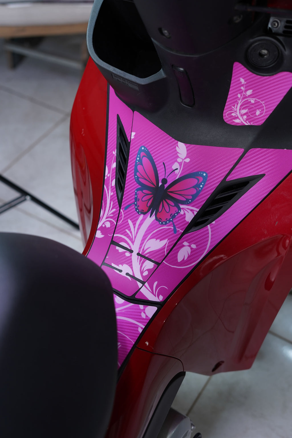 ADESIVO PROTETOR DA BIZ 2025 - BORB. ROSA PINK FOSCO - PA