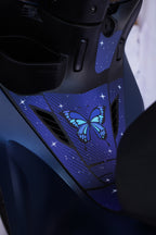 ADESIVO PROTETOR DA BIZ 2025 - BORBOLETA AZUL FOSCO - PA