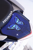 ADESIVO PROTETOR DA BIZ 2025 - BORBOLETA AZUL FOSCO - PA