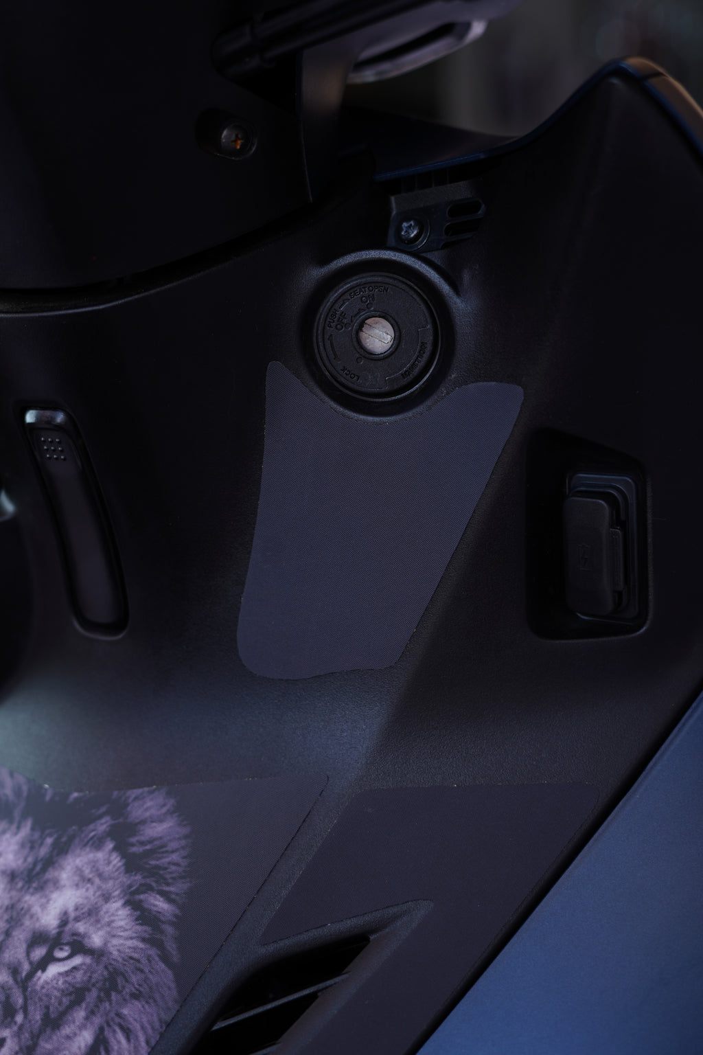 ADESIVO PROTETOR DA BIZ 2025 - LEÃO FÉ FOSCO - PA