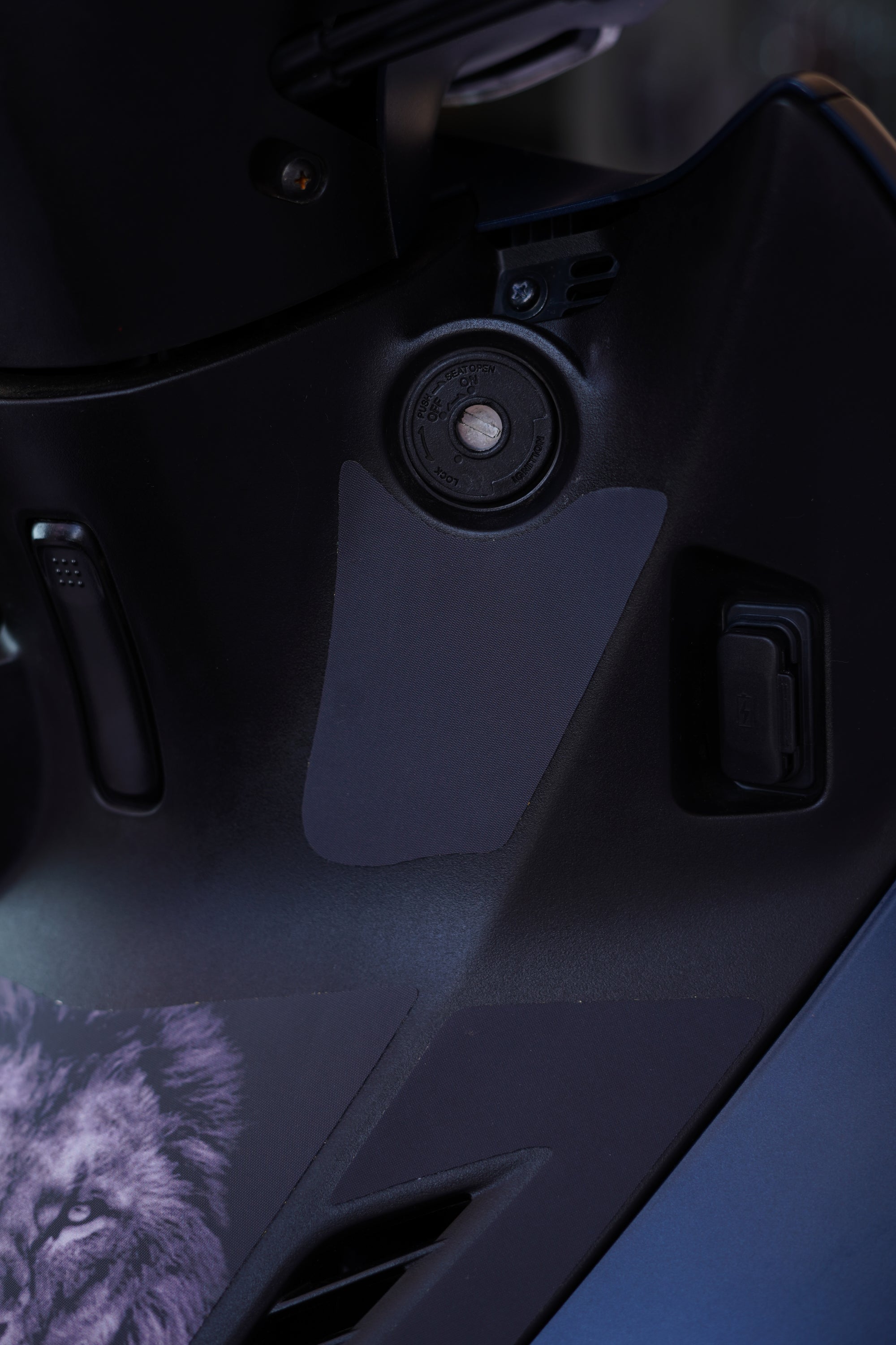 ADESIVO PROTETOR DA BIZ 2025 - LEÃO FÉ FOSCO - PA