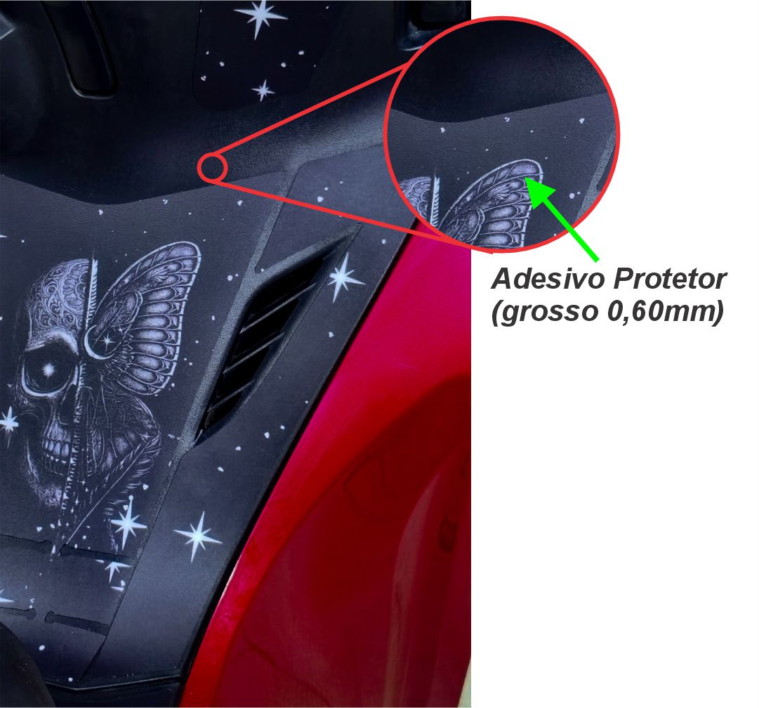 Kit Adesivo Protetor Premium Biz 2025 A 2027 - KVRA BLACK