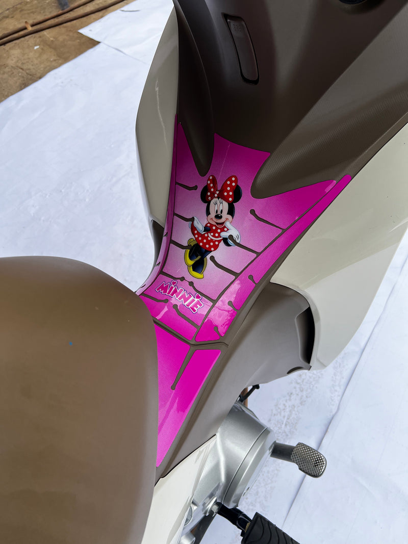 ADESIVO PROTETOR DA BIZ  COMPLETO MINNIE ROSA - 2018 A 2024 (LEIAM A DESCRIÇÃO)