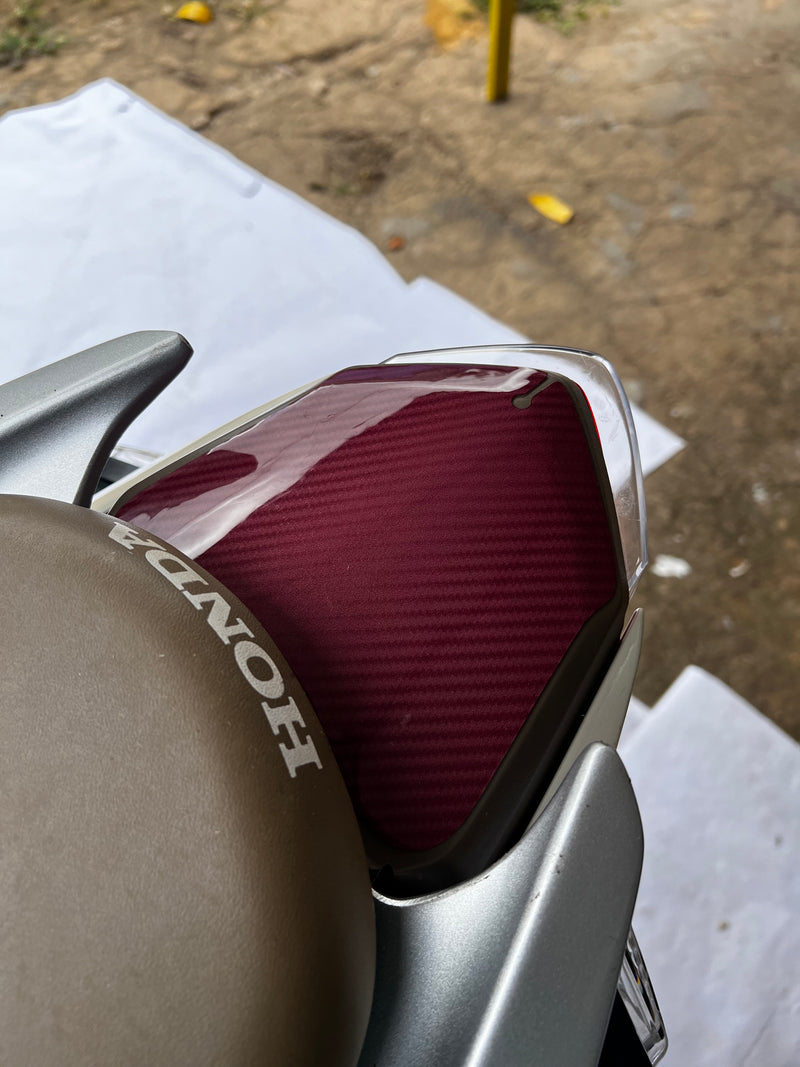 ADESIVO PROTETOR DA BIZ COMPLETO VERMELHO BORDÔ - 2018 A 2024 (LEIAM A DESCRIÇÃO)