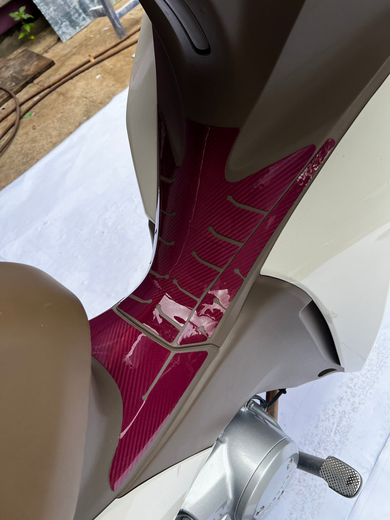 ADESIVO PROTETOR DA BIZ COMPLETO VERMELHO BORDÔ - 2018 A 2024 (LEIAM A DESCRIÇÃO)