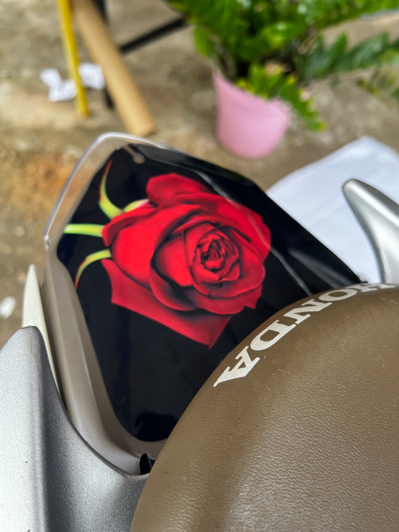ADESIVO PROTETOR DA BIZ  COMPLETO ROSA FLOR - 2018 A 2024 (LEIAM A DESCRIÇÃO)