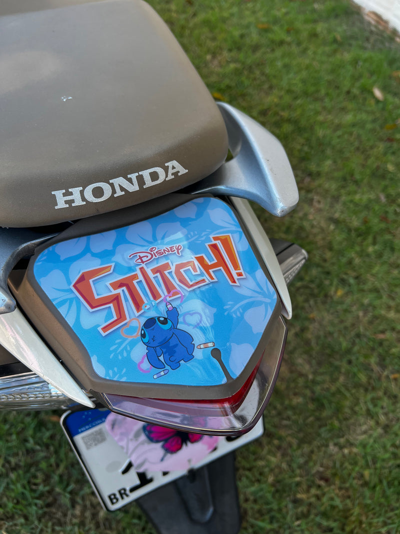 ADESIVO PROTETOR DA BIZ COMPLETO STITCH! - 2018 A 2024 (LEIAM A DESCRIÇÃO)