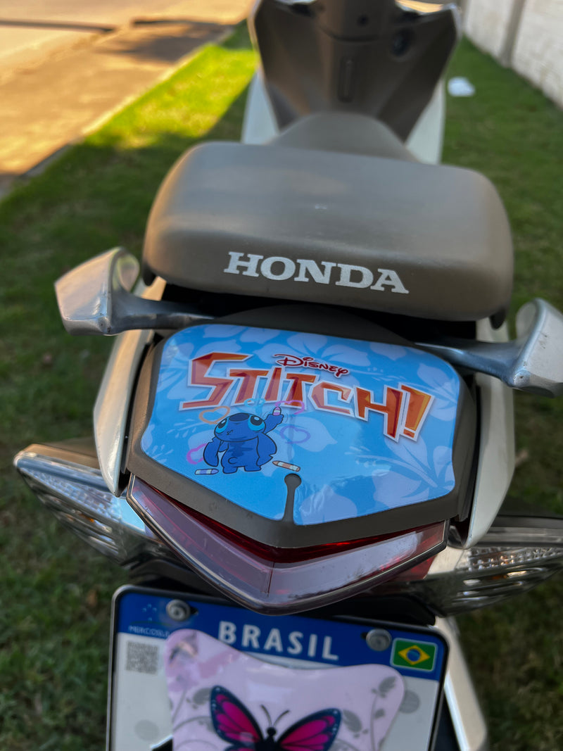ADESIVO PROTETOR DA BIZ COMPLETO STITCH! - 2018 A 2024 (LEIAM A DESCRIÇÃO)