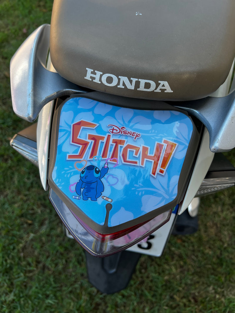 ADESIVO PROTETOR DA BIZ COMPLETO STITCH! - 2018 A 2024 (LEIAM A DESCRIÇÃO)