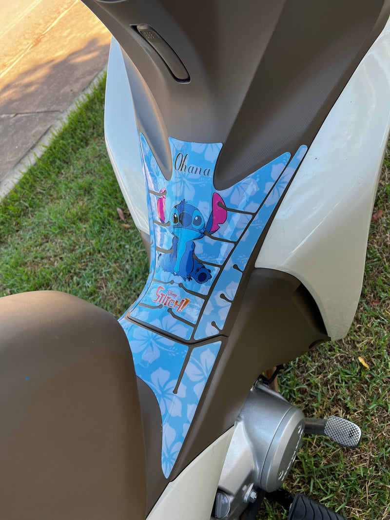 ADESIVO PROTETOR DA BIZ COMPLETO STITCH! - 2018 A 2024 (LEIAM A DESCRIÇÃO)