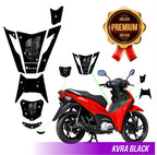Kit Adesivo Protetor Premium Biz 2025 A 2027 - KVRA BLACK