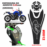 ADESIVO TANQUE DA FAZER 250 GROSSO PROTETOR - FIBRA PADRÃO SANTA -(LEIAM A DESCRIÇÃO)