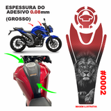 ADESIVO TANQUE DA FAZER 250 GROSSO PROTETOR - LEÃO VERMELHO (LEIAM A DESCRIÇÃO)