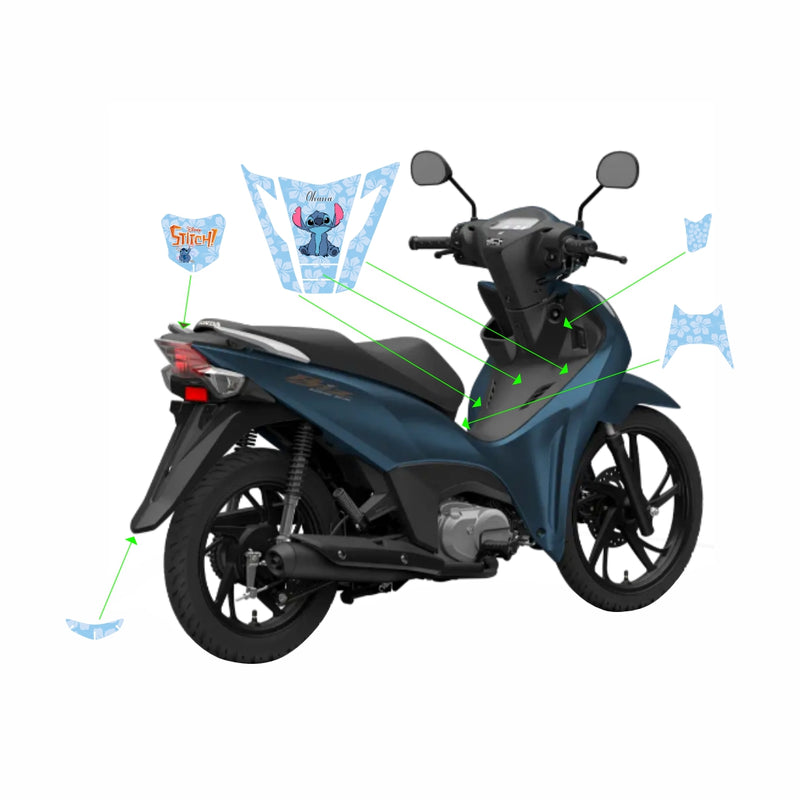 ADESIVO PROTETOR DA BIZ STITCH! - 2025 (LEIAM A DESCRIÇÃO)
