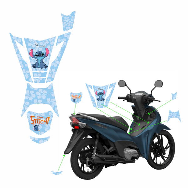 ADESIVO PROTETOR DA BIZ STITCH! - 2025 (LEIAM A DESCRIÇÃO)