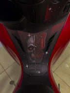 Kit Adesivo Protetor Grosso Fosco - Honda Biz 125 2026/2027 - KVRA RED